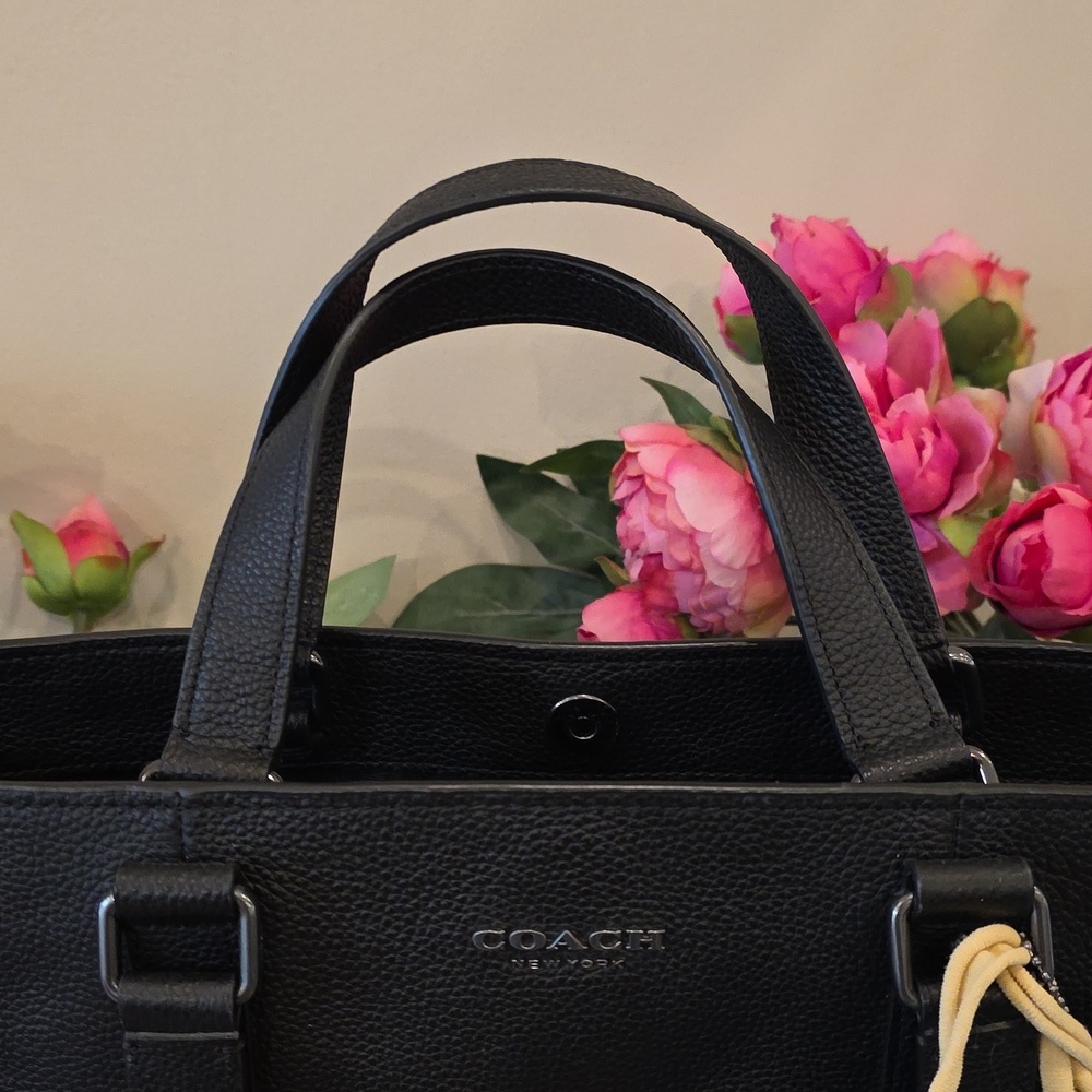 COACH HUDSON DOUBLE HANDLE TOTE#8157 WITH HANDMADE BOW BY JOJOSTYLES - Picture 6 of 10